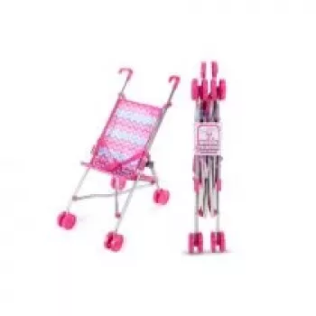 Cochecito de muñecas Artyk 122781 – diseño ligero plegable para muñecas de juguete