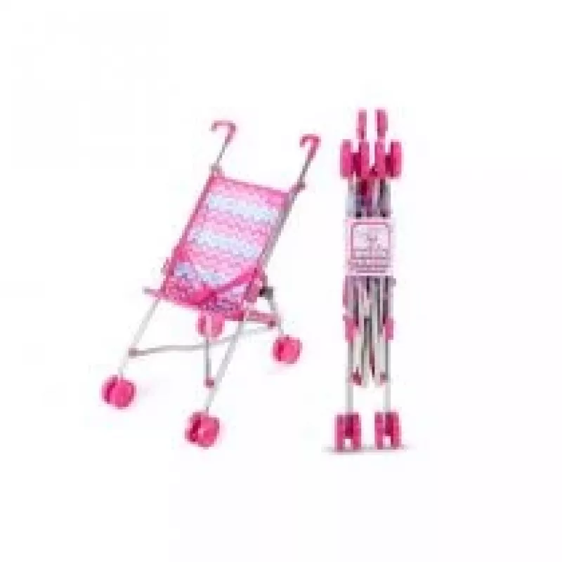 Cochecito de muñecas Artyk 122781 – diseño ligero plegable para muñecas de juguete