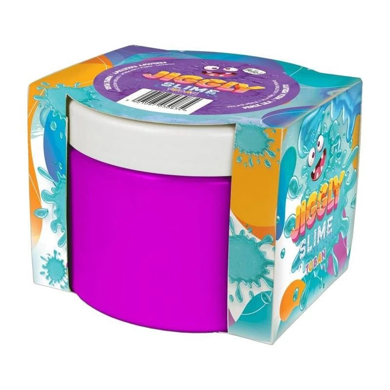 TUBAN Jiggly Slime violeta perlado 500 g TU3590 – masa táctil