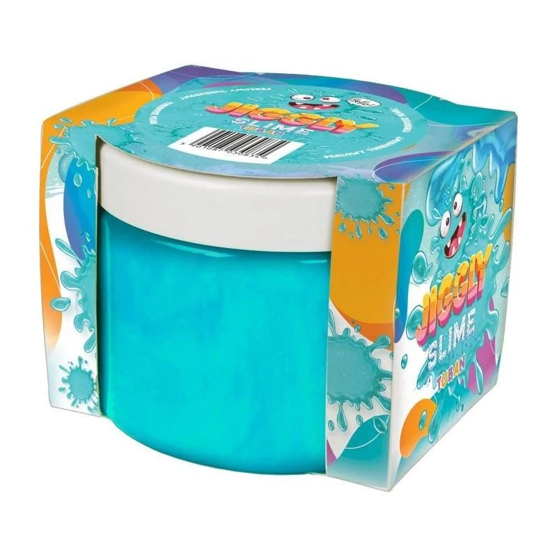 Slime TUBAN TU3593 perla turquesa, bote de 500 g – masa sensorial