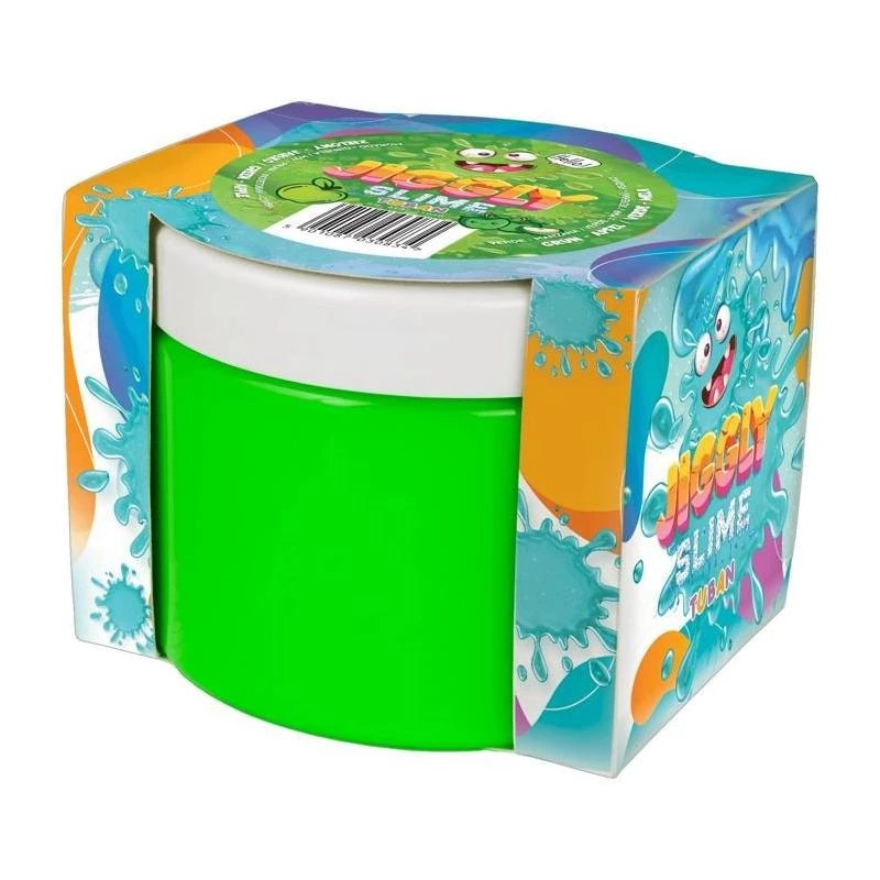 TUBAN Jiggly Slime manzana verde 500 g TU3584 — masa moldeable para jugar y para actividades sensoriales