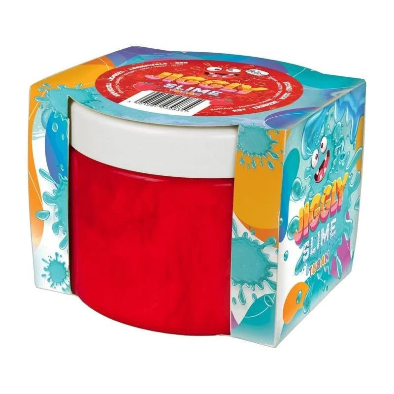 TUBAN Slime Tuban Jiggly Slime rojo fresa 500g – fresa roja, 500 g