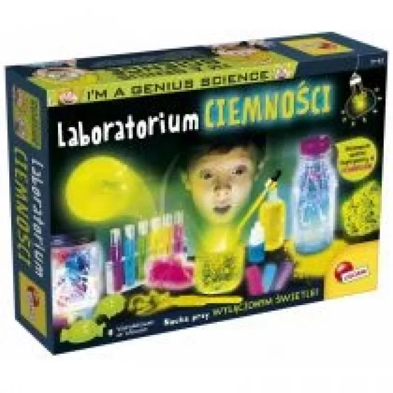 Set educativo Liscianigiochi Im A Genius El laboratorio de la oscuridad 304-PL83879 (caja de ciencias)