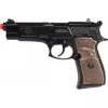 Pistola de policía de juguete de metal Pulio modelo 15539/6 — construcción metálica, accesorio de juguete