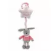 Caja de música de peluche TULILO conejo 38 cm modelo 9026 — juguete musical conejo, 38 cm