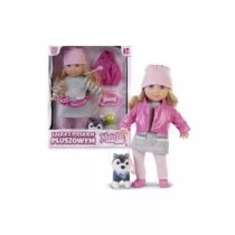 Muñeca Artyk Natalia con perro de peluche 35 cm, Artyk 121661
