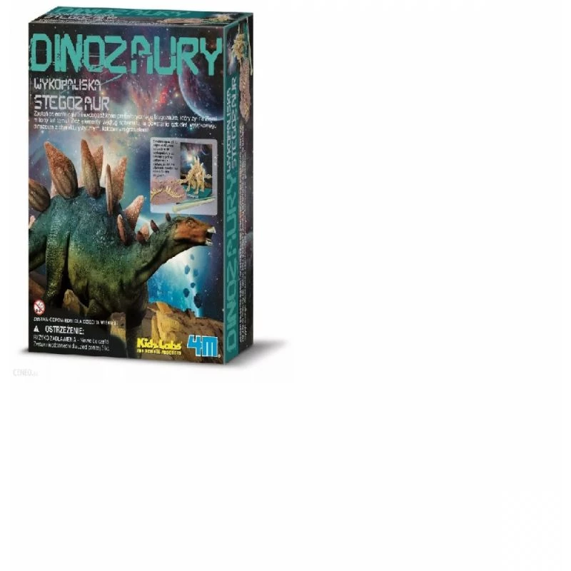 4M Kit científico de excavación de Stegosaurus, edad 8+