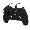 Esperanza EGG110K Vanquisher mando USB con cable para PC/PS3, con vibración, 12 botones, 2 sticks analógicos, negro/verde