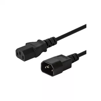 Cable SAVIO CL-99 (C14 / IEC C14 / IEC 320 C14 M - C13 H; 1 2m; color negro)
