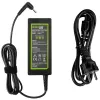 Fuente de alimentación Green Cell AD41P 65W para portátiles ASUS, 19V 3,42A, interior, negra
