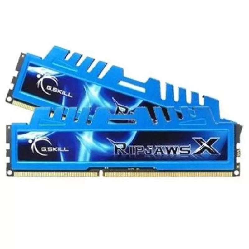 G.Skill 16GB Ripjaws X Kit de memoria de doble canal - azul (2x 8GB, DDR3 1600MHz, 1,5V, F3-1600C9D-16GXM, XMP Ready)