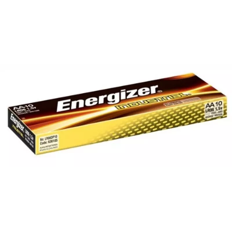 Pilas alcalinas Energizer Industrial AAA - 6 packs de 10 + 6 packs de 10 gratis