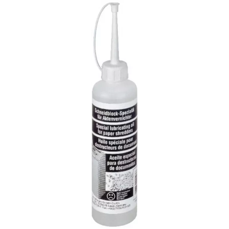 HSM 1235997403 aceite limpiador y lubricante para el bloque de corte de la trituradora, 250 ml