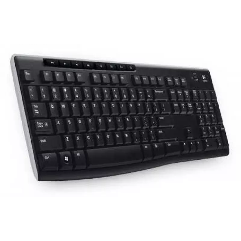 Logitech K270 Teclado inalámbrico con receptor Unifying en negro