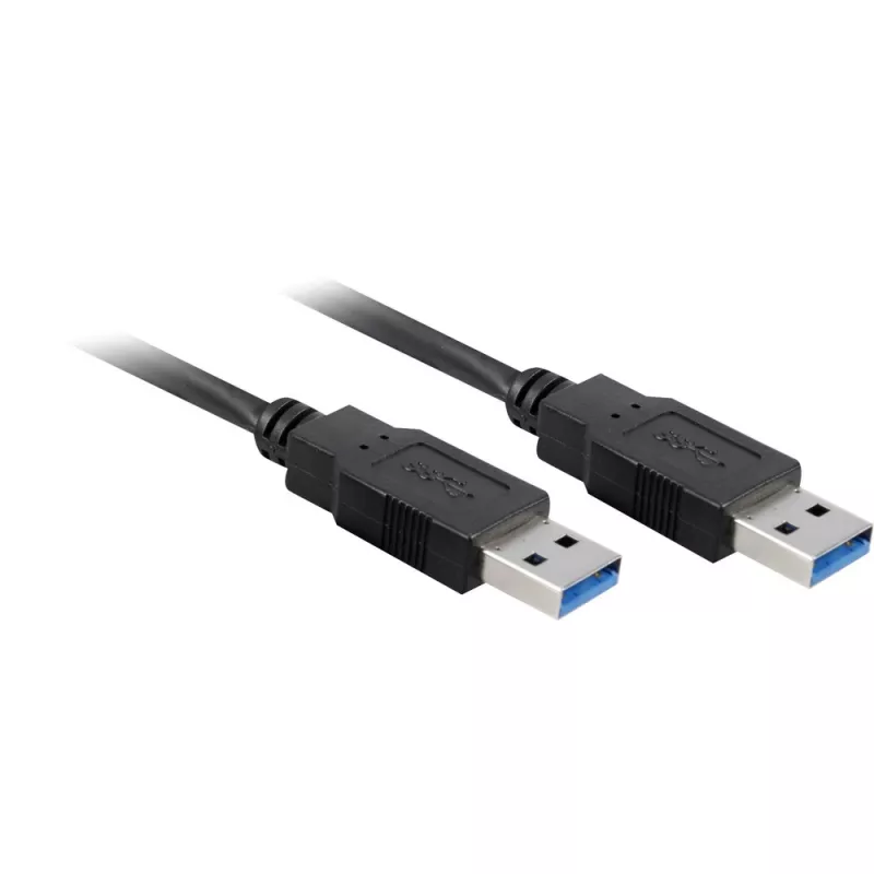Cable USB 3.0 SuperSpeed Goobay Wentronic, Negro, 3 m - conector macho USB 3.0 (tipo A) > conector macho USB 3.0 (tipo A) (93929)