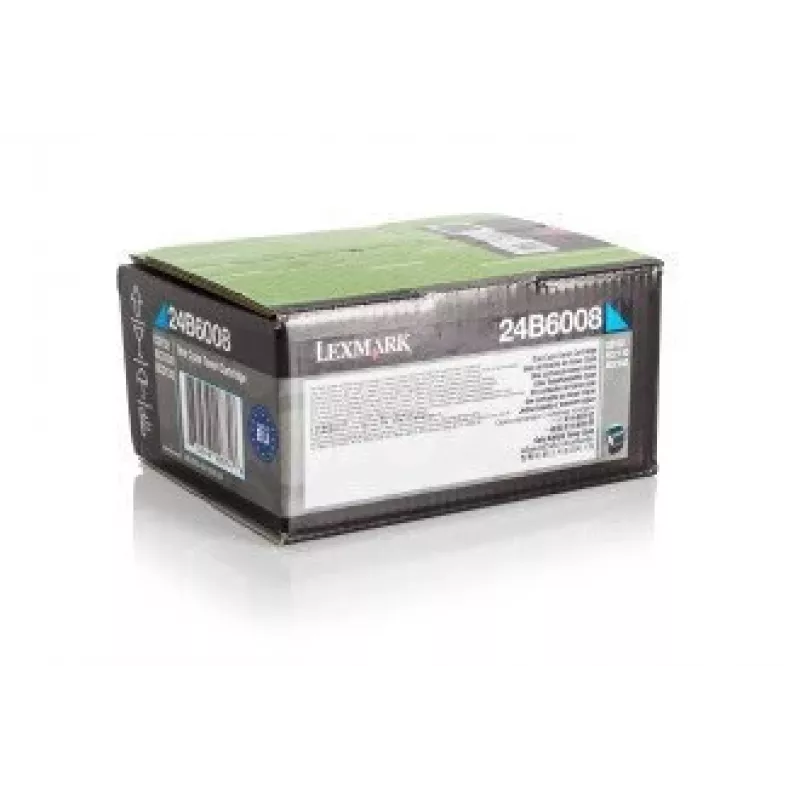 Tóner original OEM Lexmark 24B6008 cian 3000 páginas OLEX24B6008