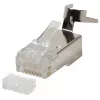 Conectores RJ45 Cat 6, 6A, 7 apantallados, paquete de 50 uds.