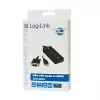 Adaptador de cable de vídeo LogiLink CV0060 negro