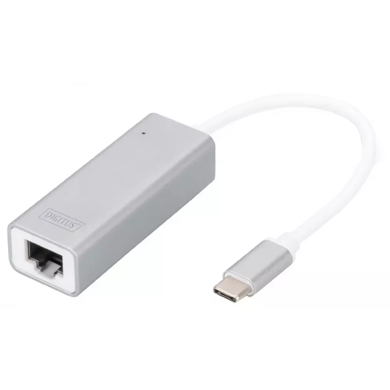 Adaptador Digitus DN-3024 USB 3.0 20 cm 1x USB-C a 1x RJ45 apantallado