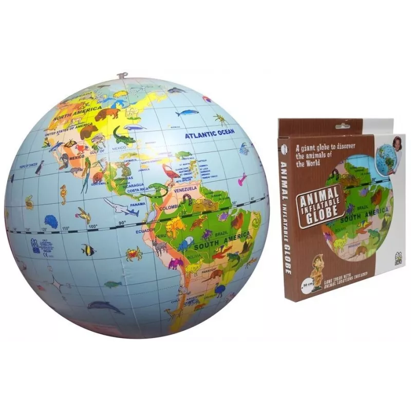 Globo terráqueo Caly Animal Globe Maxi 50 cm, multicolor