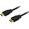 LogiLink CH0055 cable HDMI de alta velocidad con Ethernet, HDMI 1.4, A macho – A macho, contactos chapados en oro, 20 m, negro