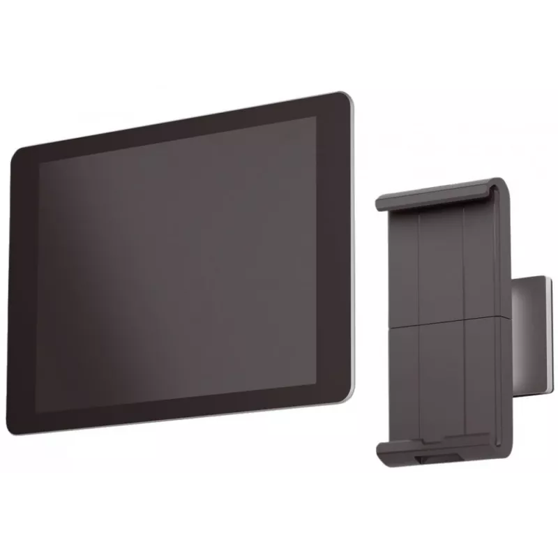 DURABLE TABLET HOLDER WALL - soporte de pared para tablet - aluminio, plástico ABS - plata (7-13) (893323)
