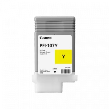 Cartucho de tinta Canon PFI-107Y 1 ud. original amarillo