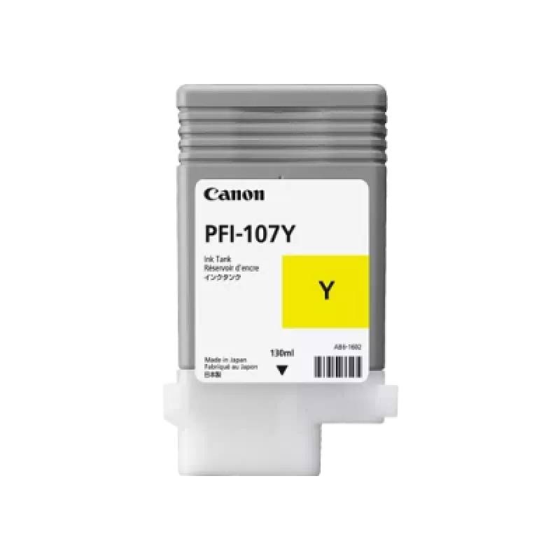 Cartucho de tinta Canon PFI-107Y 1 ud. original amarillo