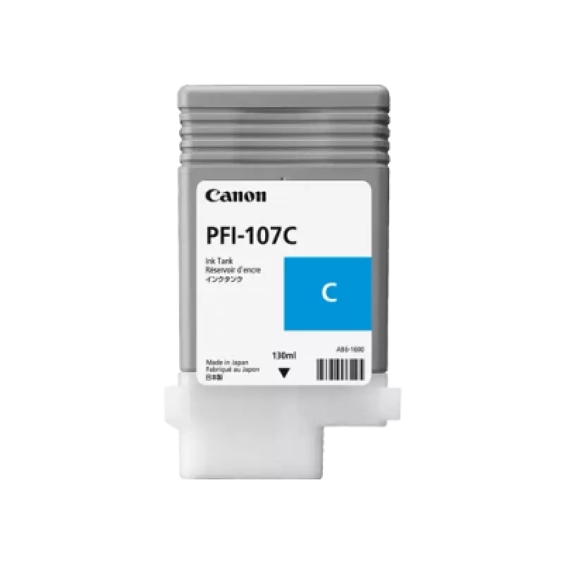 Cartucho de tinta Canon PFI-107C 1 ud. original cian