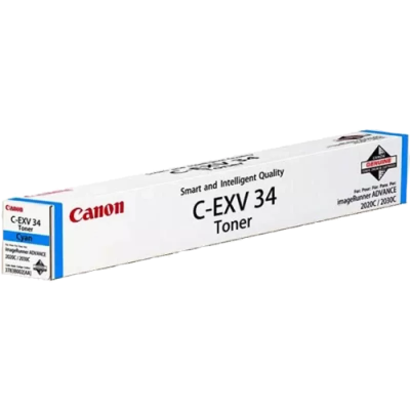 Cartucho de tóner Canon C-EXV 34 1 ud. original cian