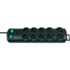 Regleta de enchufes Brennenstuhl Primera-Line 10 tomas negra 2 m 1153300120, negra, H05VV-F 3G1,5 cable de alimentación 2,0 m