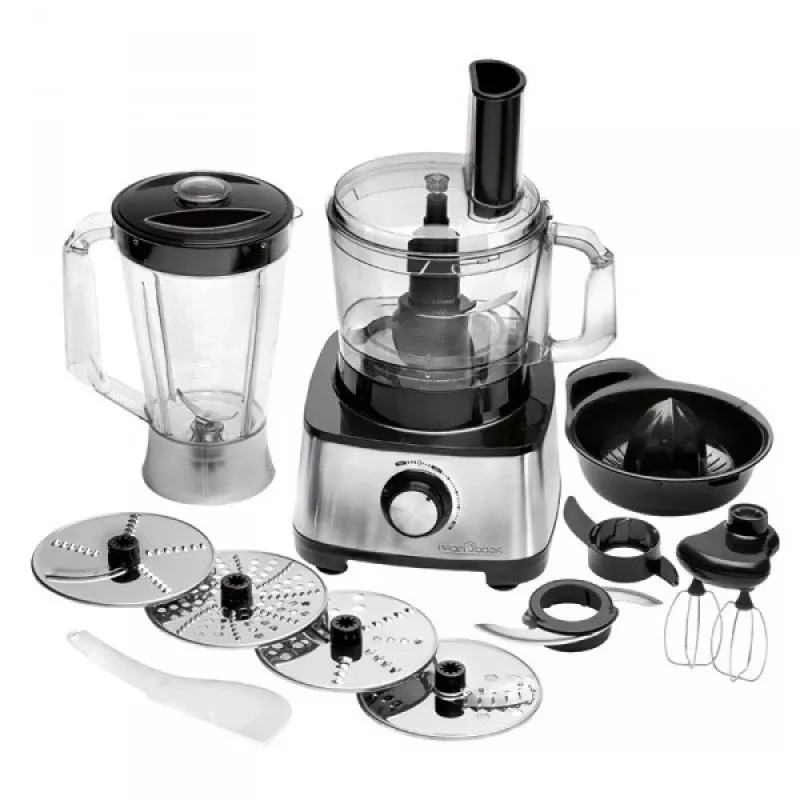 Robot de cocina ProfiCook PC-KM 1063 1200 W 1,75 L negro, acero inoxidable