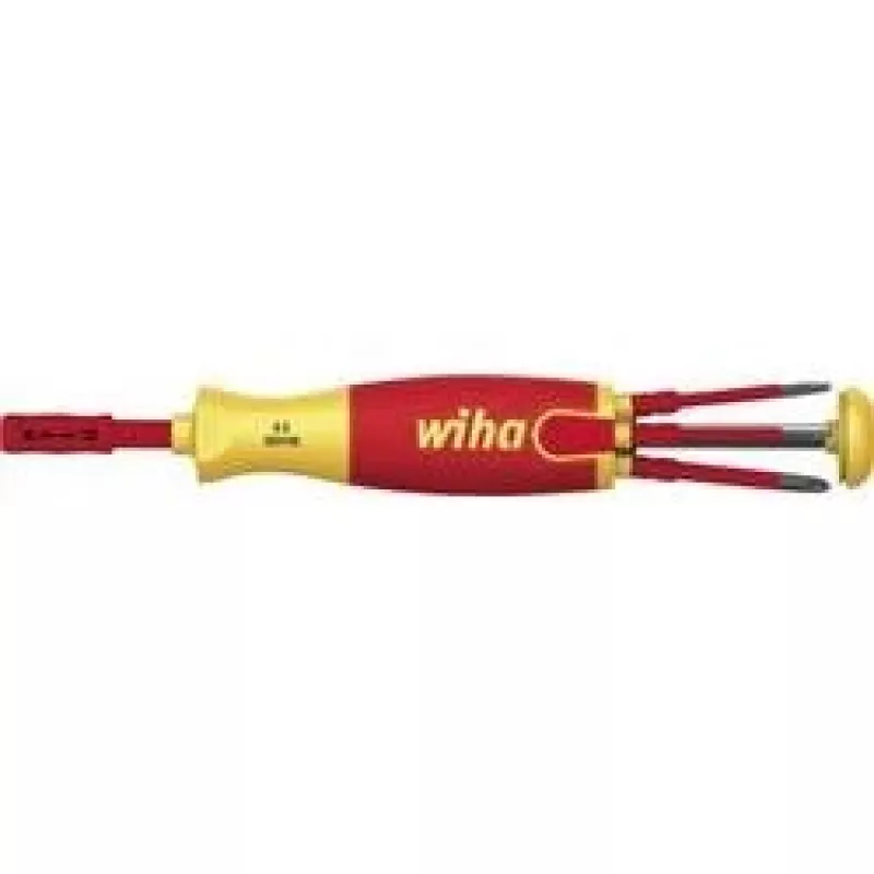 Wiha LiftUp electric 2831 destornillador con cargador de puntas, 7 piezas (38611)