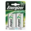 Batería NiMH Energizer tamaño D 2500mAh - pack de 2