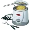 Freidora Clatronic FFR 2916 Single 1 L de sobremesa 900 W gris, blanco
