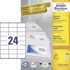 Avery Etiquetas multiuso Láser Fotocopiadora Inkjet 24 por hoja 70x36mm