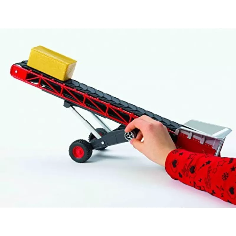 Accesorio de modelismo Bruder 02031 — pieza de repuesto de plástico, negro y rojo