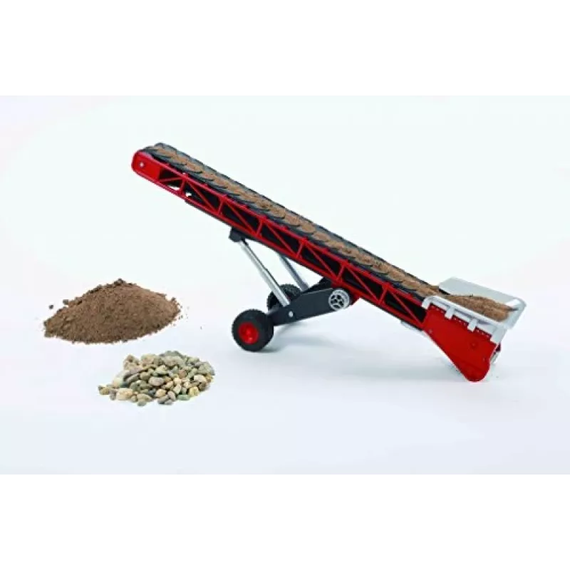 Accesorio de modelismo Bruder 02031 — pieza de repuesto de plástico, negro y rojo
