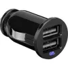 Wentronic 44177 - Coche - MP3 - Teléfono móvil - Smartphone - Tablet - Adaptador para mechero de coche - Contacto - CE - WEEE - negro (44177)