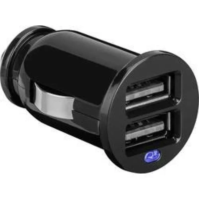 Wentronic 44177 - Coche - MP3 - Teléfono móvil - Smartphone - Tablet - Adaptador para mechero de coche - Contacto - CE - WEEE - negro (44177)