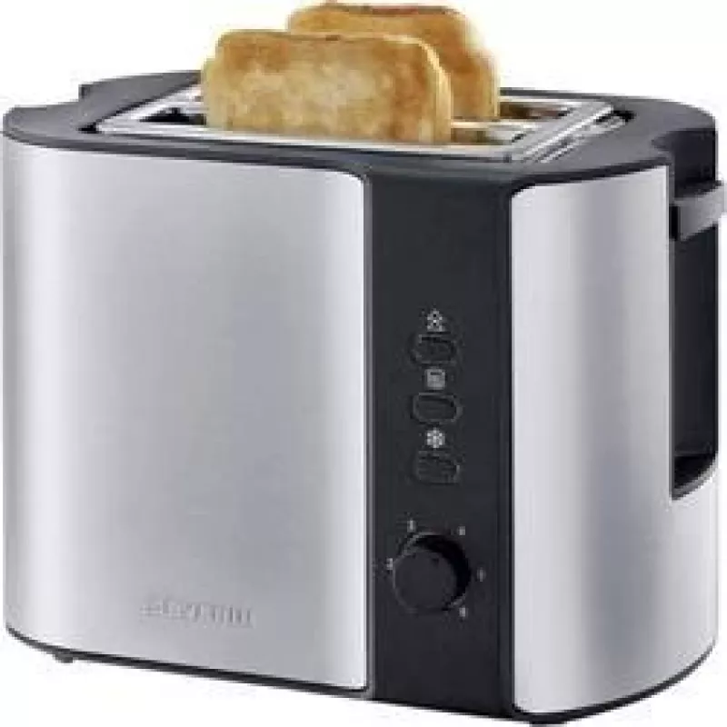 Severin 2589 2 rebanadas 800 W Negro, Acero inoxidable