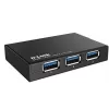 Hub USB D-Link DUB-1340 negro