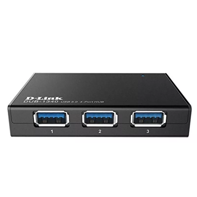 Hub USB D-Link DUB-1340 negro