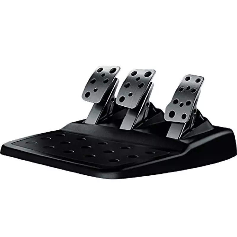 Logitech G920 Driving Force volante de carreras con pedales para Xbox One y PC, USB, negro (941-000123)
