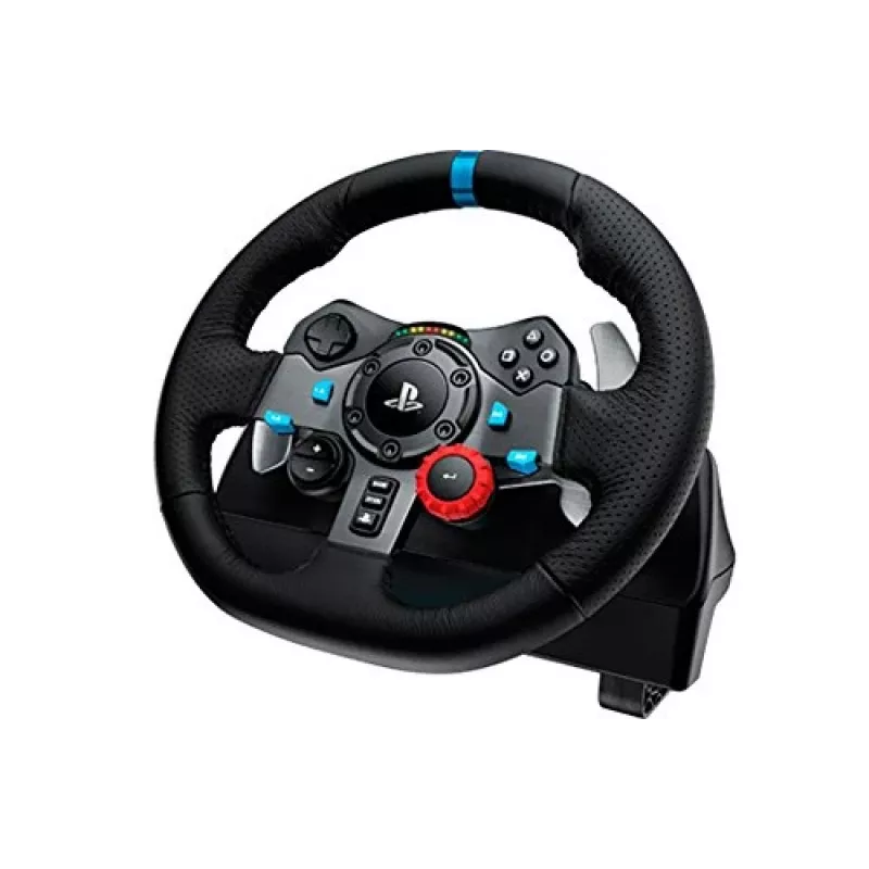 Logitech G920 Driving Force volante de carreras con pedales para Xbox One y PC, USB, negro (941-000123)