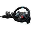 Logitech G920 Driving Force volante de carreras con pedales para Xbox One y PC, USB, negro (941-000123)
