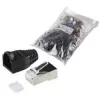 Conector de cable RJ45 LogiLink MP0022 negro transparente