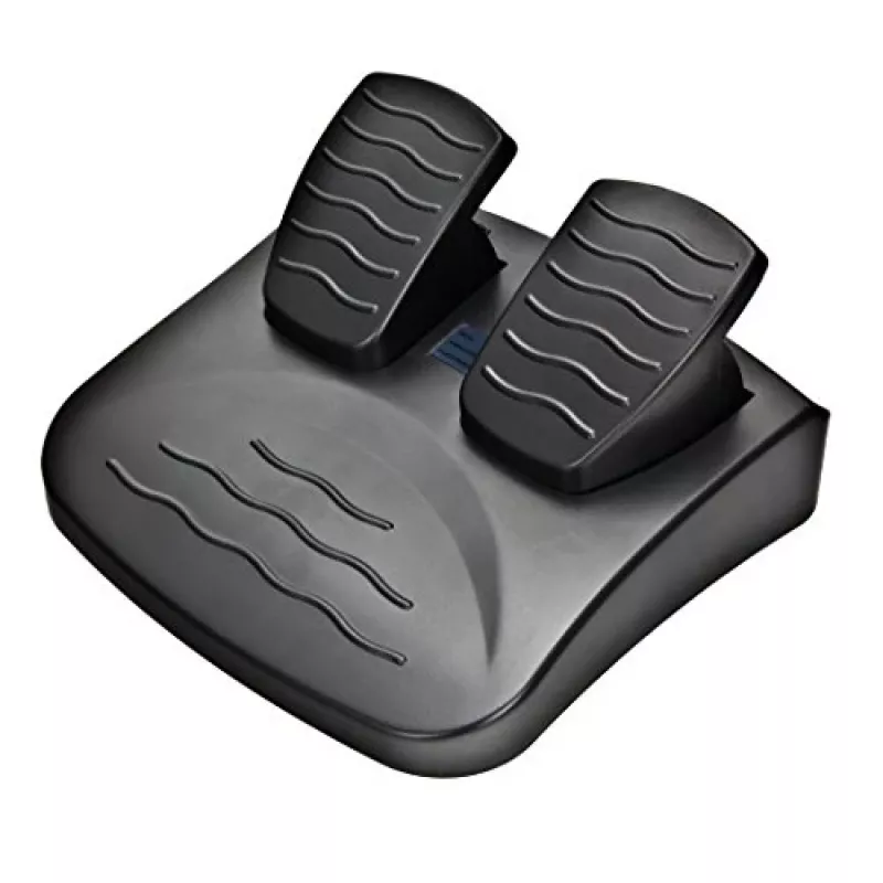 Volante ESPERANZA EG103 mando gaming — PC/PS2/PS3, 13 botones, vibración, sensor de aceleración, negro/rojo