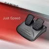 Volante ESPERANZA EG103 mando gaming — PC/PS2/PS3, 13 botones, vibración, sensor de aceleración, negro/rojo