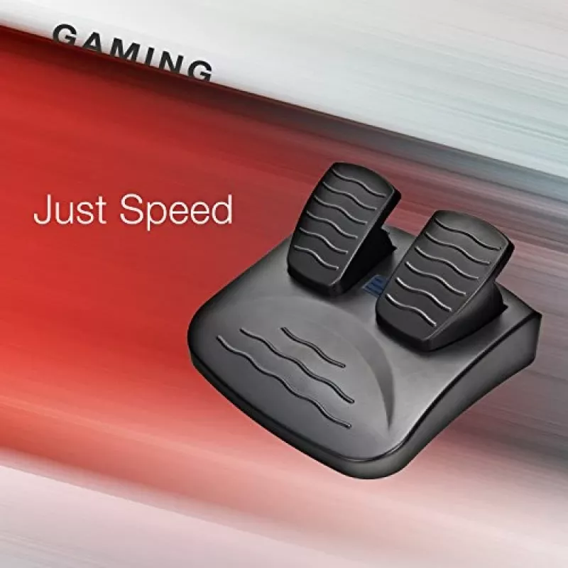 Volante ESPERANZA EG103 mando gaming — PC/PS2/PS3, 13 botones, vibración, sensor de aceleración, negro/rojo